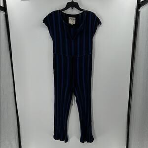 Ace & Jig One Piece Jumpsuit - Black/Blue - Small
